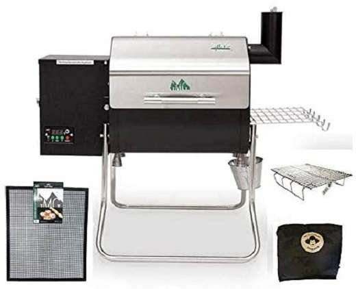 Green Mountain Davy Crockett Pellet Grill WiFi-Enabled with Cover Green Mountain Davy Crockett Pellet Grill WiFi-Enabled with Cover