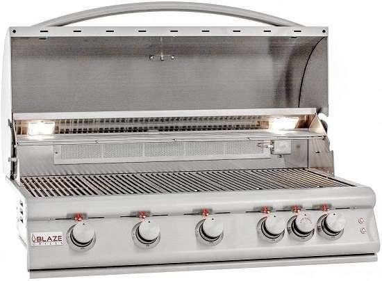Blaze Built-In Grill With Lights 40-inch Natural Gas Blaze Built-In Grill With Lights 40-inch Natural Gas
