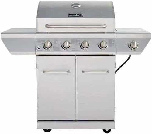 Nexgrill 4-Burner Propane Gas Grill in Stainless Steel with Side Burner Nexgrill 4-Burner Propane Gas Grill in Stainless Steel with Side Burner