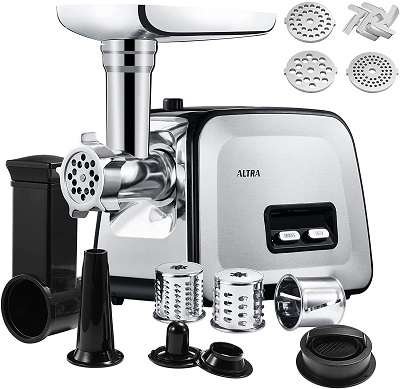 ALTRA Stainless Steel Electric Meat Grinder ALTRA Stainless Steel Electric Meat Grinder